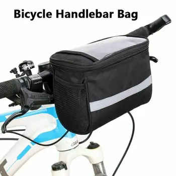 Велосипедни чанти Съхранение на товари Открит спорт Светлоотразителни чанти за велосипеди Аксесоари за велосипеди Калъф за съхранение Чанта за кормило за велосипеди