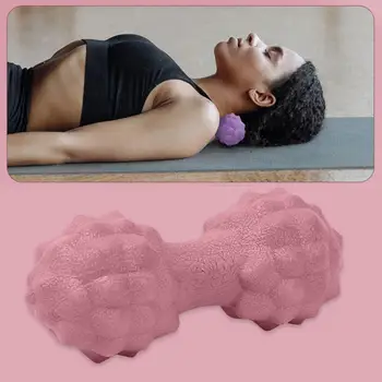 Фъстъчено масаж топка фитнес меридиан здравеопазване чист цвят врата обратно мобилност йога масаж релакс топка дълбока тъкан миофасциална