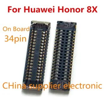 LCD екран дисплей Flex FPC конектор щепсел за Huawei чест 8X Nova4 Nova 4 4E P40 Lite 5G P30 Mate RS Насладете се на 9 борда 34Pin