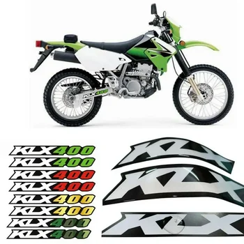 За KAWASAKI KLX400 KLX400R KLX400SR 2002-2004 3D лепило SwingArm Air Box Светлоотразителни стикери Мотоциклет украсяват ваденки