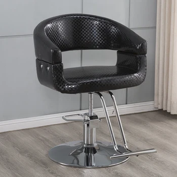 Въртящ се фризьорски стол Подвижен козметичен стол за красота Педикюр Козметичен стол Barber Professional Sillas Para Barberia Salon Furniture CY50BC