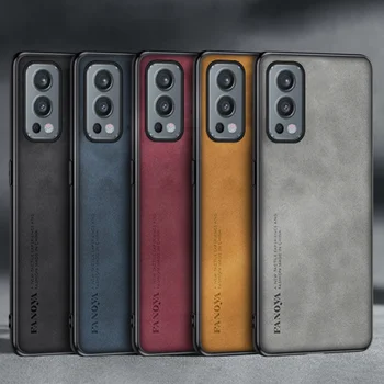 Premium кожен калъф за OnePlus Nord 2 2T 5G капак матов силиконов защитен калъф за телефон за OnePlus Nord N100 N20 N200 капак