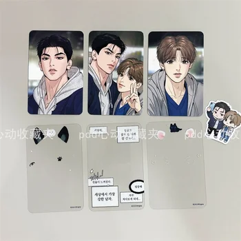 Корейски манга проклятие акрилни мобилен телефон притежателя Джоу Zaijing 3-инчов малък подарък карта палеца карта