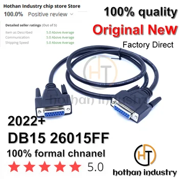 【1pcs】Industrial DB15 връзка кабел мъжки към мъжки към женски 15-пинов кабел за данни 2 реда на 15-пинов сериен паралелен порт кабел