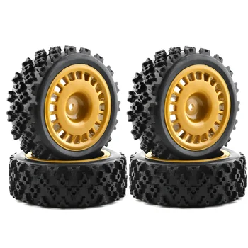 4Pcs гумени гуми гуми за колела за Tamiya XV-01 XV01 TA06 TT-01 TT-02 PTG-2 1/10 RC автомобилни ъпгрейди части аксесоари,1