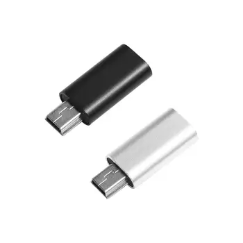 USB2.0 Mini USB мъжки трансфер на данни Mini 5 пинов USB адаптер Конектор за трансфер на данни Mini USB към Type-C конектор OTG адаптер