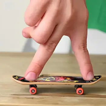 Дървени пръсти грифа набор пръст скейт борда кленово дърво професионални мини скейтборд детски играчки за тийнейджъри