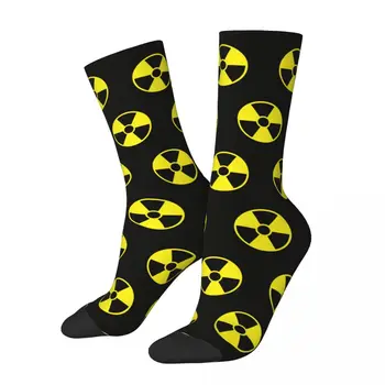 Нови мъжки чорапи Harajuku радиоактивен символ чорап скейтборд жени чорапи пролет лято есен зима